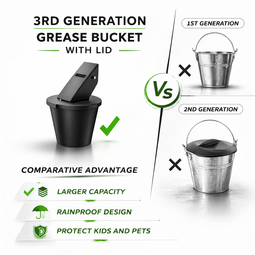 🔥 Backyard Grillers!! Replace That Old Grease Pail Today! 🚫 50% OFF - Ending Soon